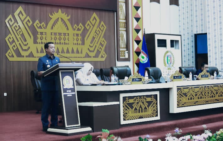 Bupati Pringsewu Jawab Pandangan Umum Fraksi DPRD Terkait Rancangan Perubahan APBD 2O26