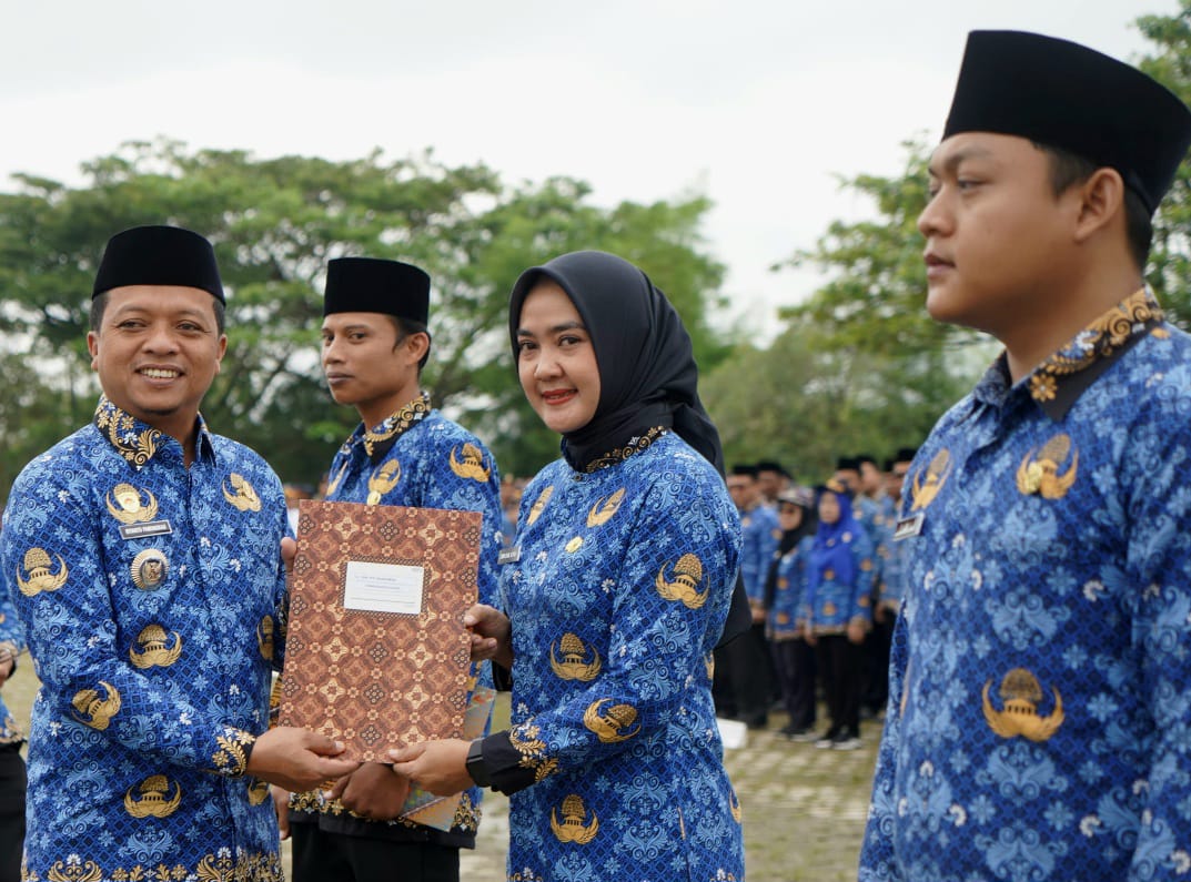 Tahun Baru, 456 PPPK Paruh Waktu Pemkab Pringsewu Terima SK 
