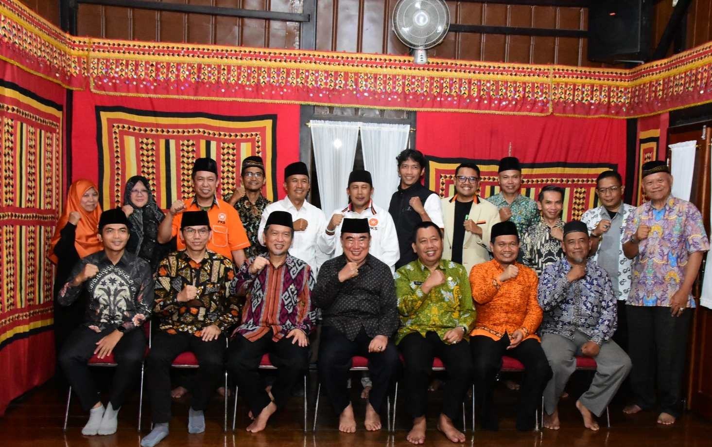 Bupati Tanggamus Moh.Saleh Asnawi Terima Kunjungan Presiden PKS Almuzzamil Yusuf 