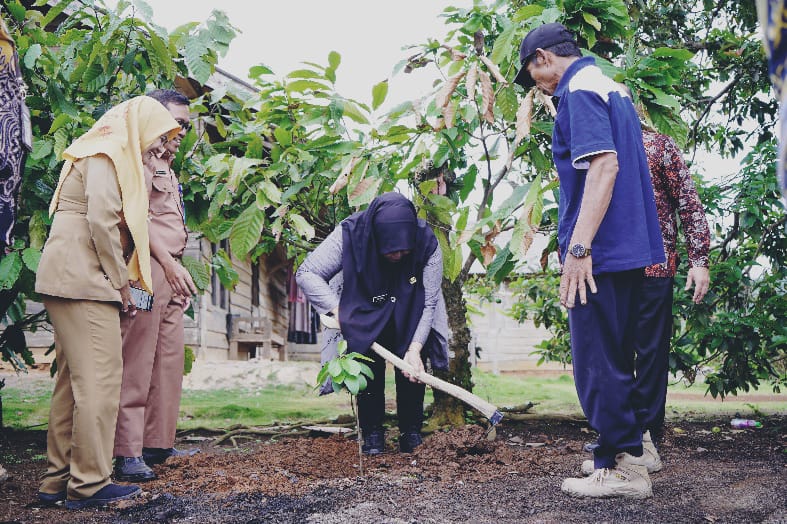 Wabup Pringsewu Hadiri Launching Program Pelatihan Agroforestri Secara Daring