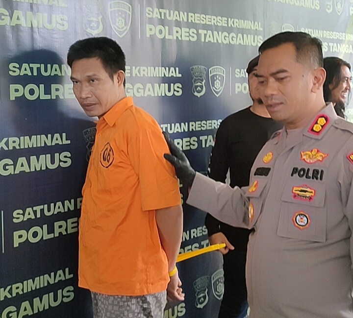 Diduga Korupsi Dana Desa, Polres Tanggamus Tahan Oknum Kakon Atar Lebar