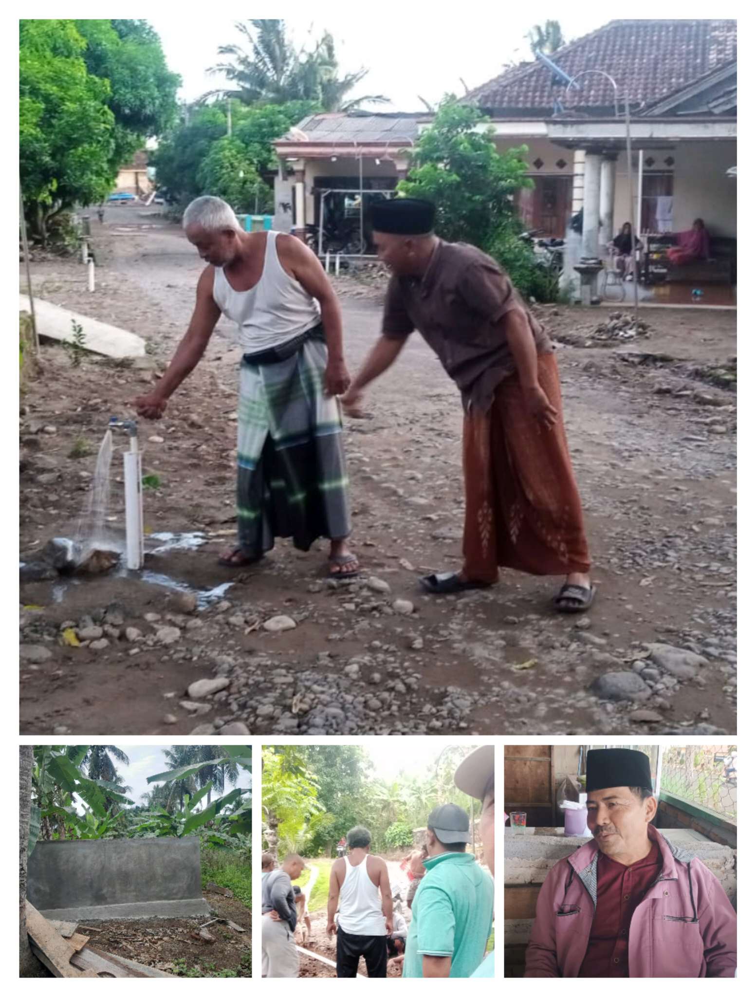 Warga Dusun Kuala, Tegineneng Sangat Terbantu Atas Bantuan Sumur Bor dari Tambak Udang Shenny Syarief 