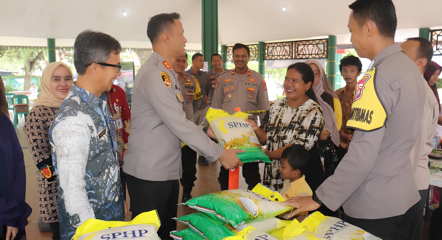 Satgas Pangan Pringsewu Gelar Gerakan Pangan Murah