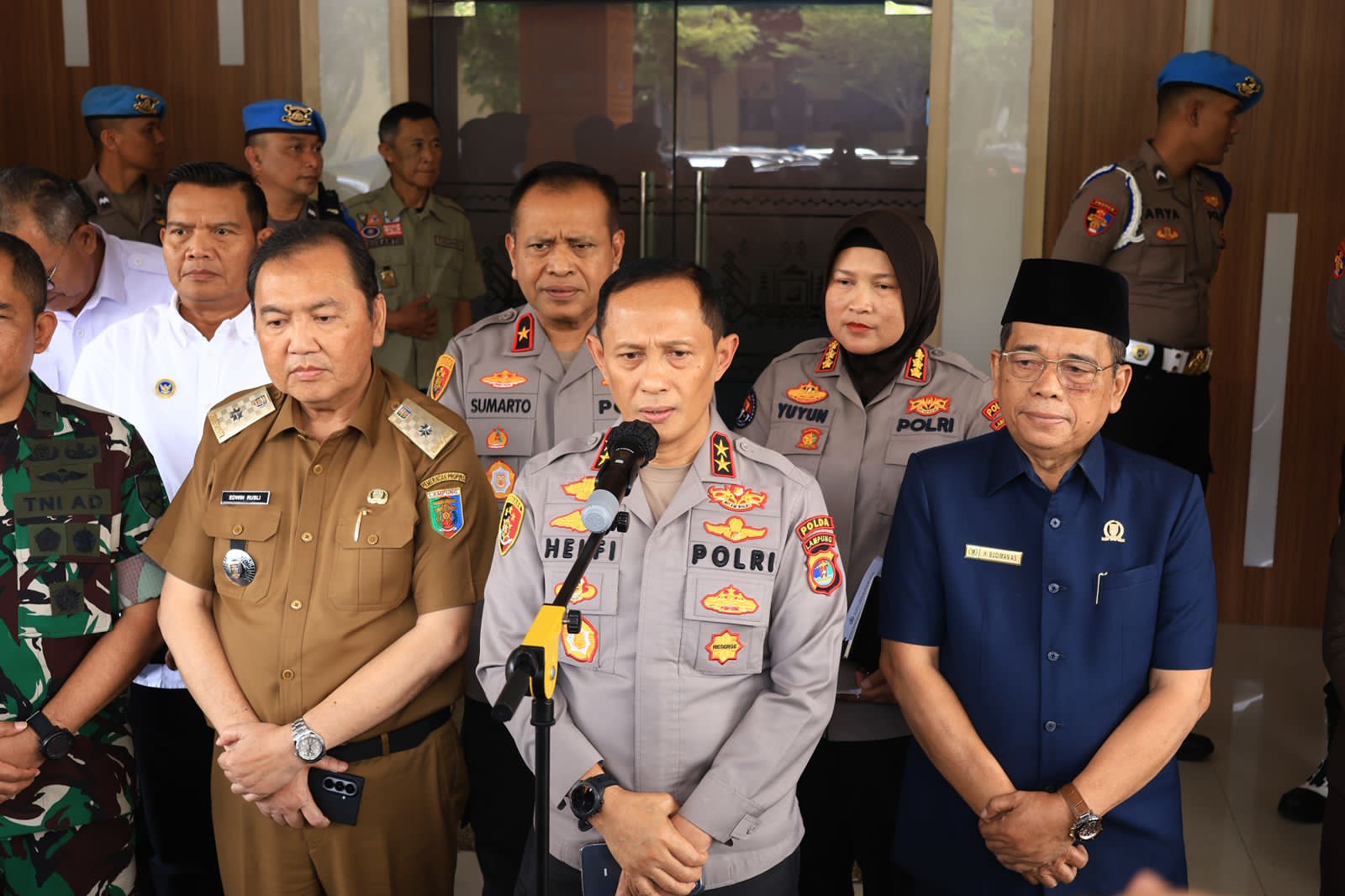 Kapolda Lampung Pimpin Rakor Pengamanan Idulfitri, Siagakan 93 Pospam