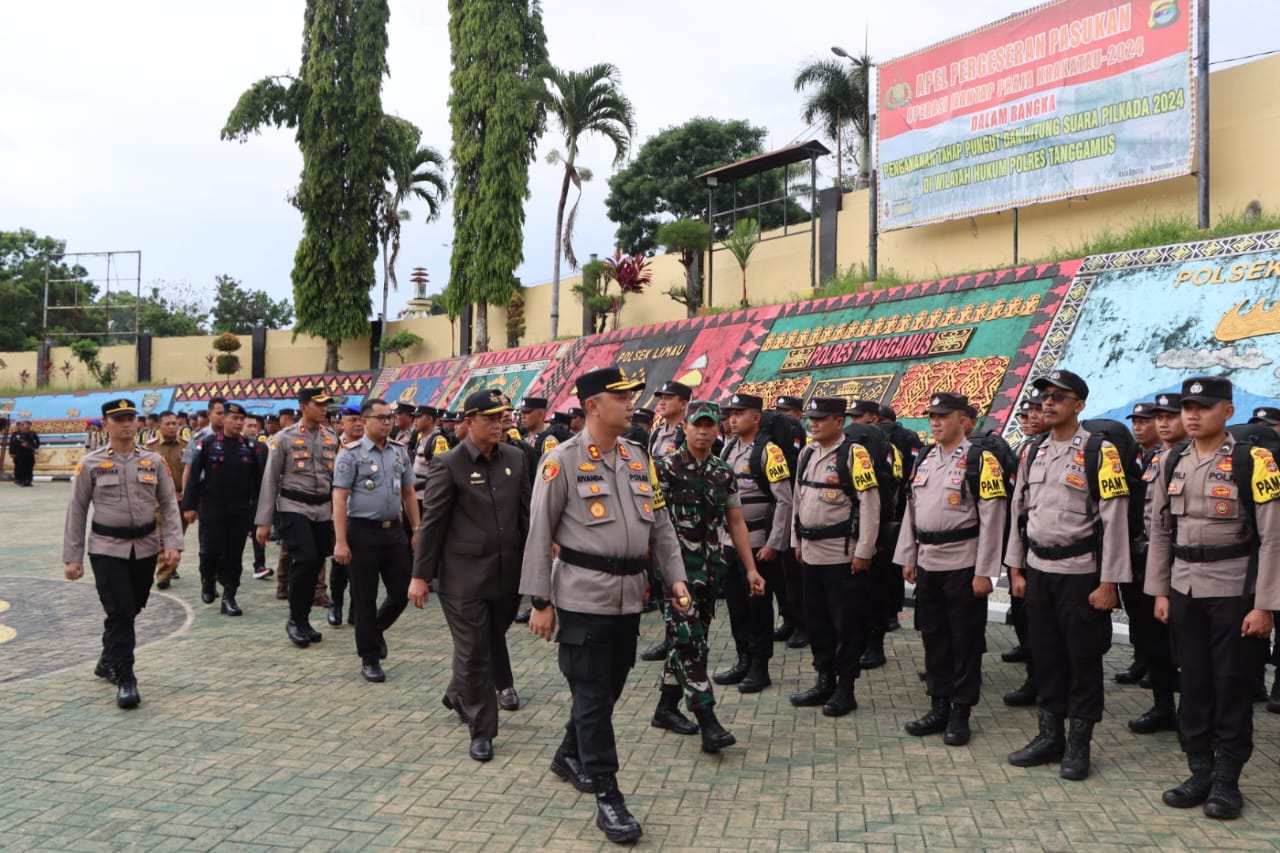 522 Personel Polisi Siap Amankan Pelaksanaan Pilkada di Kabupaten Tanggamus 