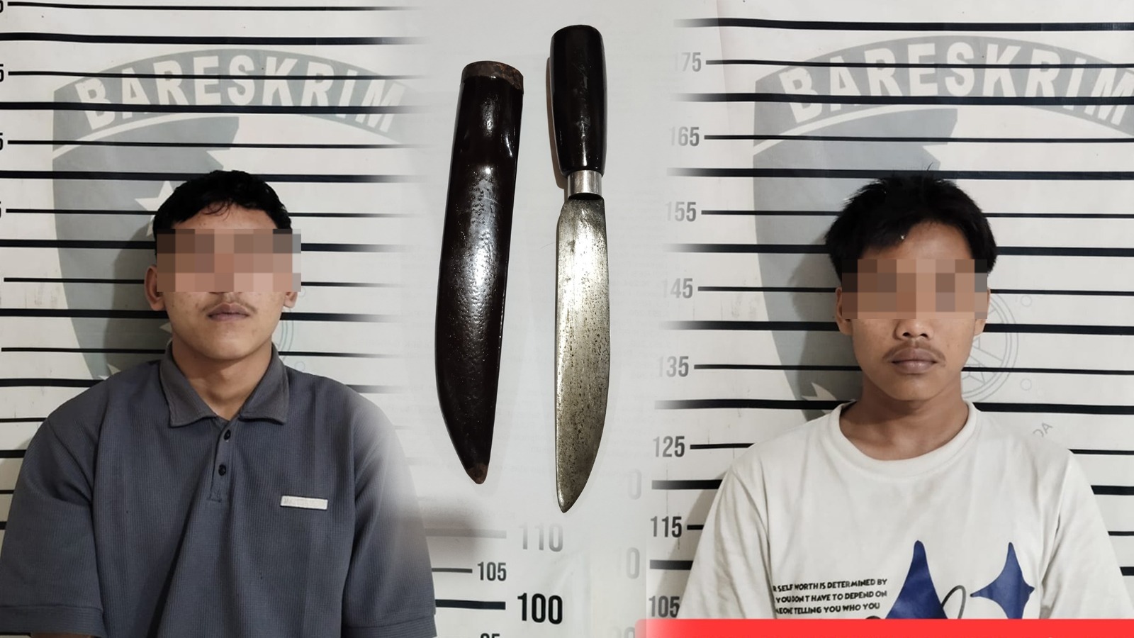 Kedapatan Bawa Sajam, Dua Pemuda Diamankan Polisi 