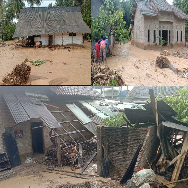 Banjir Bandang Semaka : 1.244 Rumah Terendam dan Rusak, 2 Hanyut