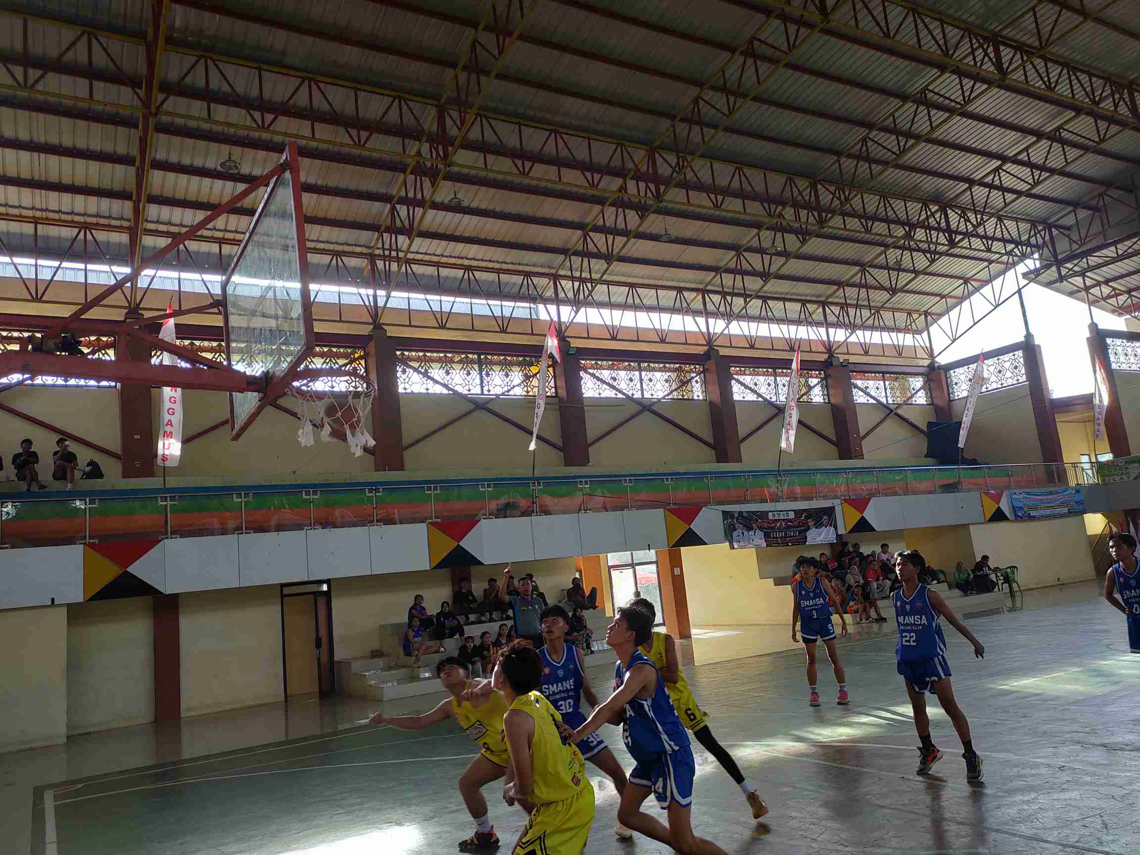 Pertandingan Cabor Basket di Porkab 2025 Resmi Dimulai, Junjung Tinggi Sportifitas,Berprestasi dan Berbudaya 