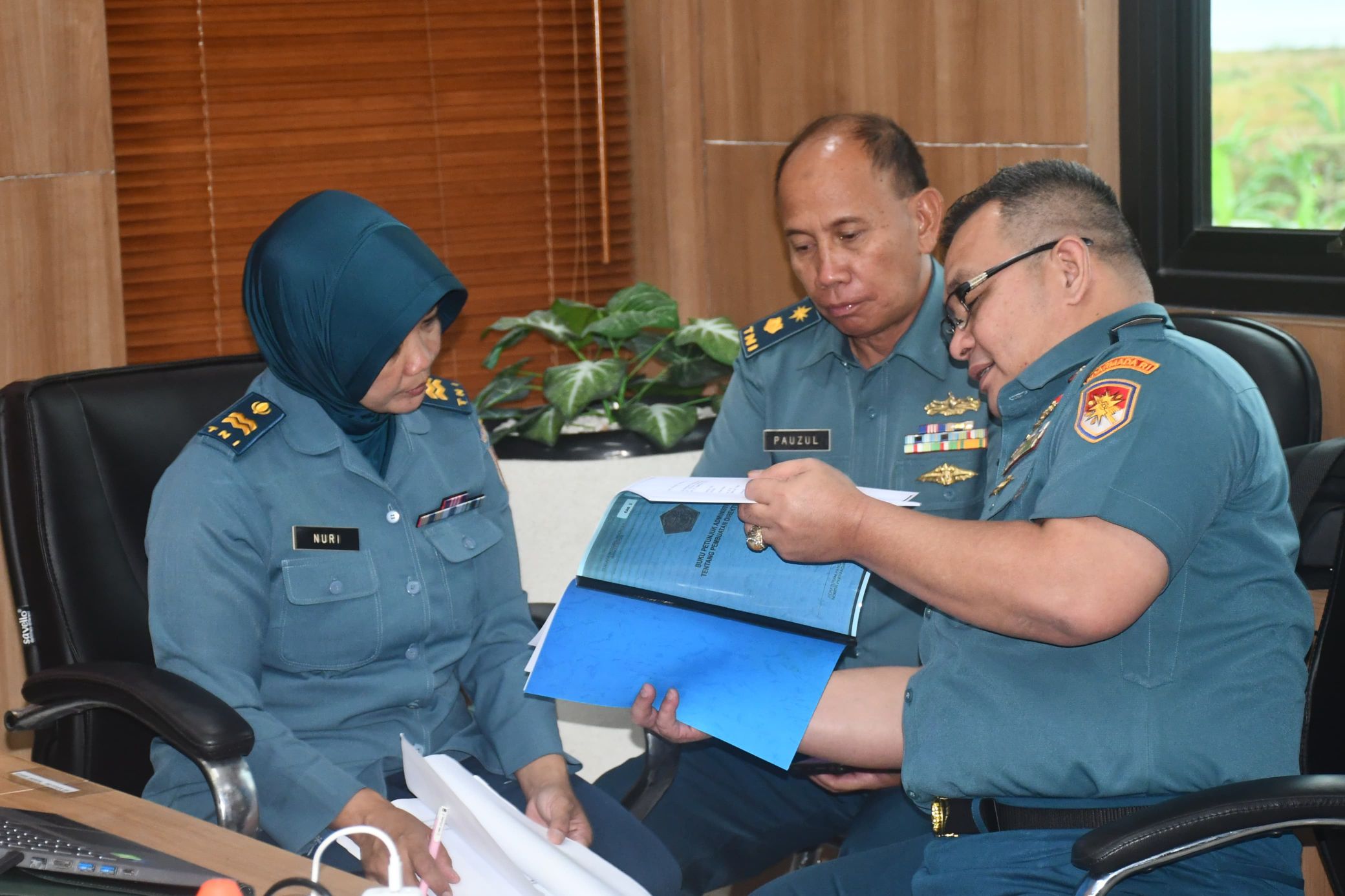 Tim Wasrik Inspektorat Koarmada RI Kunjungi Lanal Lampung 