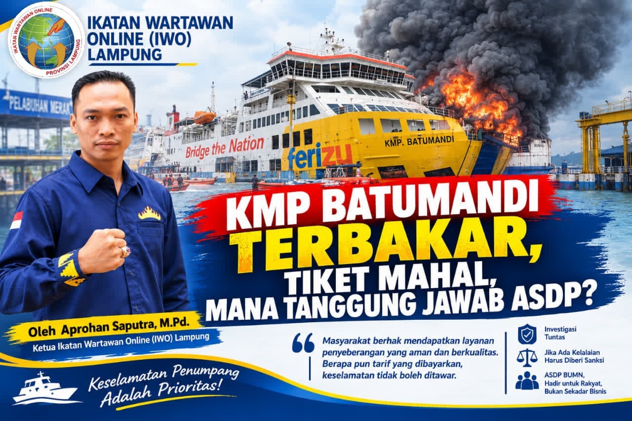 KMP Batumandi Terbakar, Tiket Mahal, Tanggung Jawab ASDP Dipertanyakan