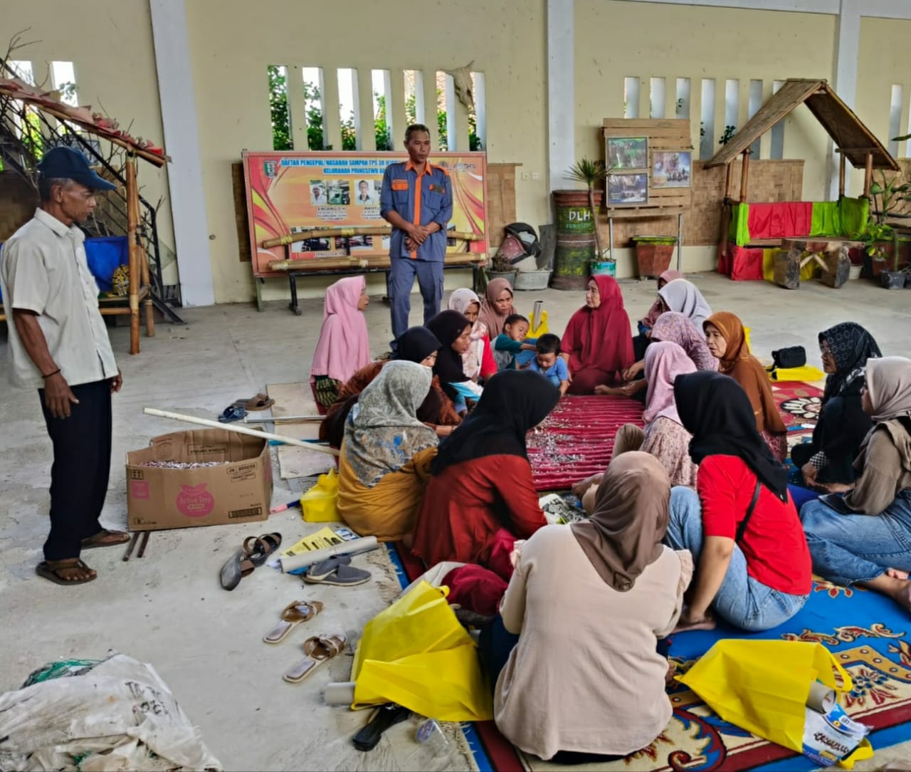 IBN Lampung Berikan Pelatihan Pemberdayaan Masyarakat di TPS3R Pringsewu 