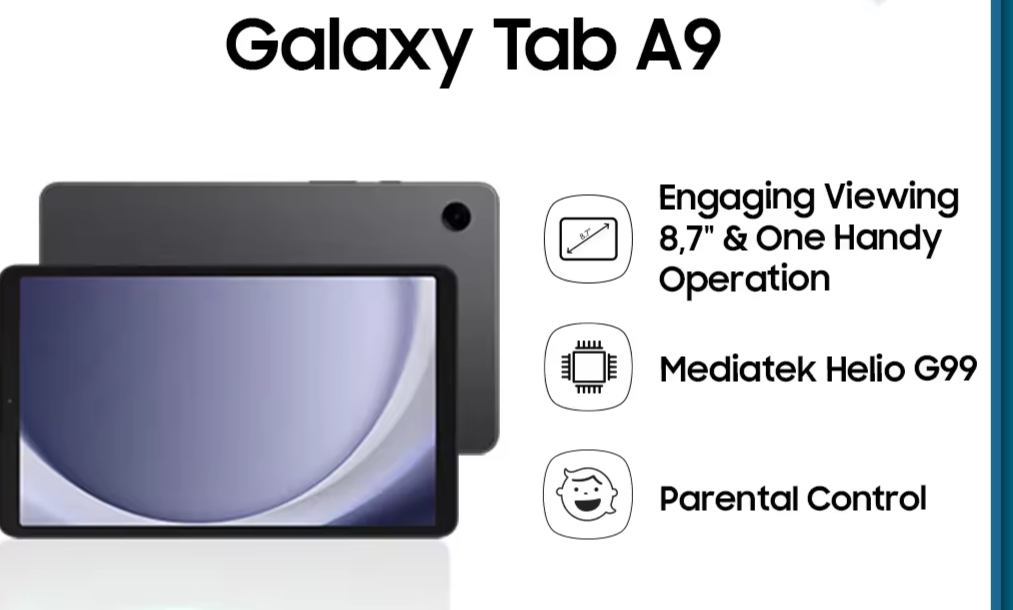 Samsung Galaxy Tab A9 Mengusung Baterai Berkapasitas 7.040 mAh Berikut Harga dan Spesifikasinya
