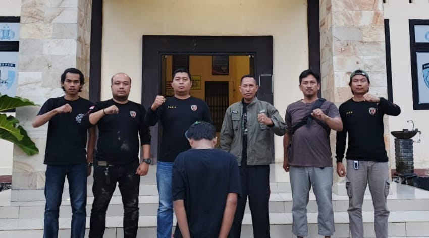 Residivis Pencuri HP Digulung Polsek Kotaagung