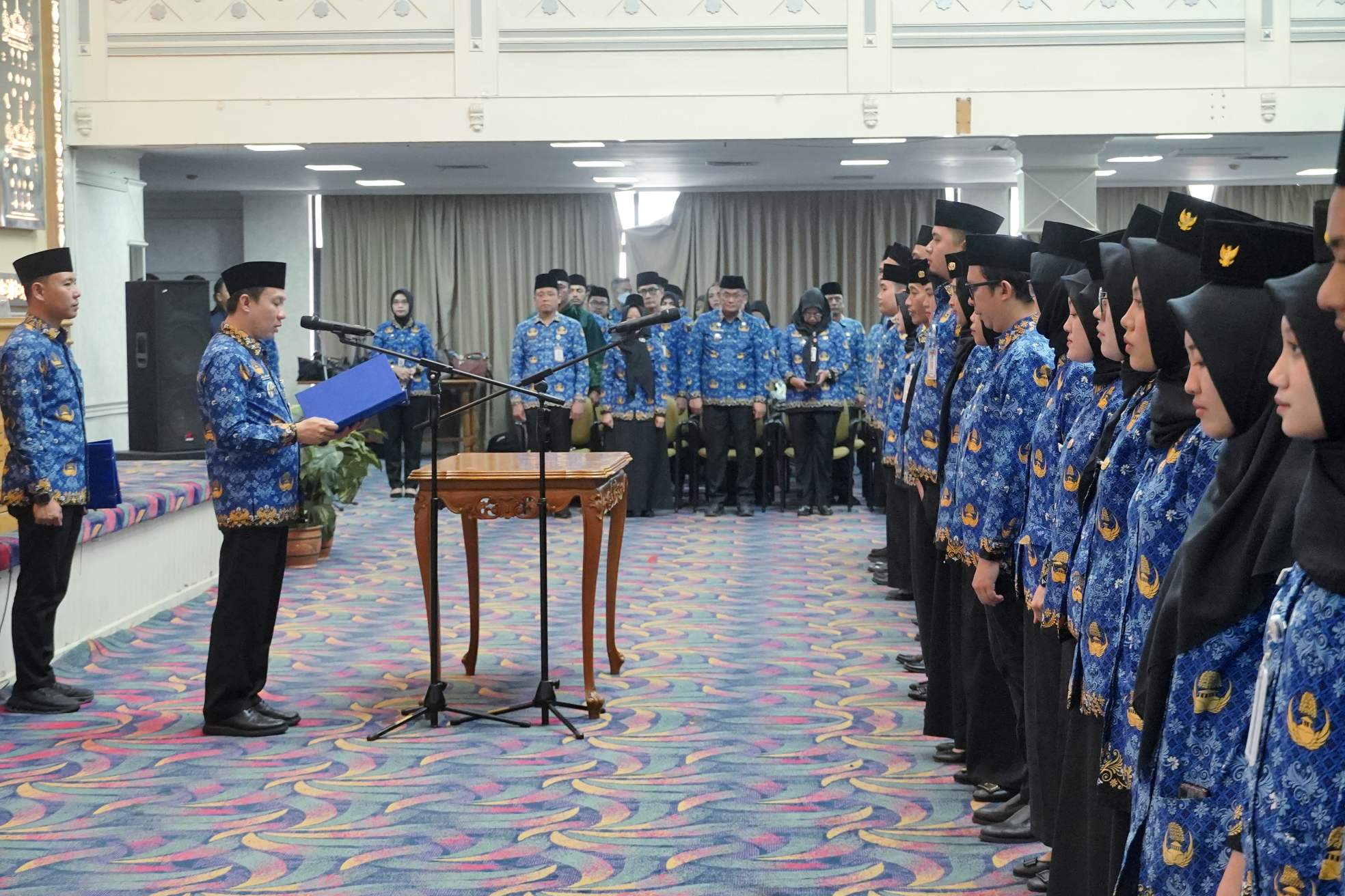 405 ASN Pemprov Lampung Dilantik, Sekda Marindo Tekankan Birokrasi Adaptif dan Berintegritas