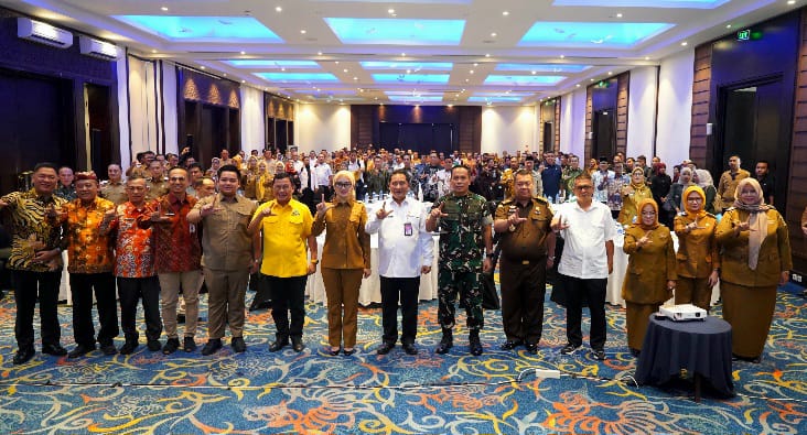 Wabup Pringsewu Hadiri Rakor Terpadu Pengawasan Ormas Kemendagri 