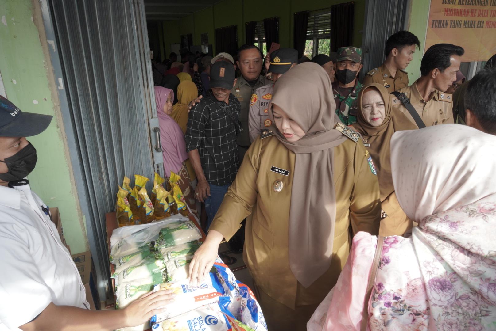 Wakil Bupati Pringsewu Buka Gerakan Pangan Murah Bersubsidi