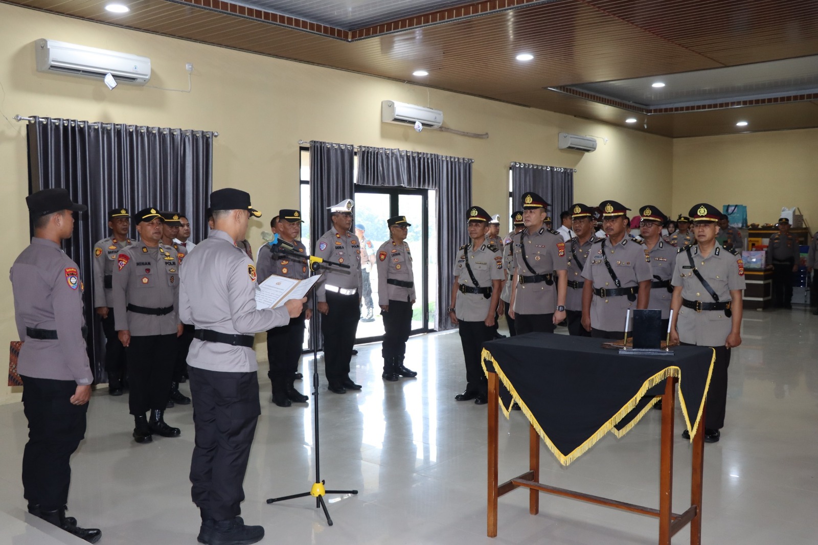 Rotasi Polres Pringsewu, Kabagren Hingga Kasatintelkam Berganti
