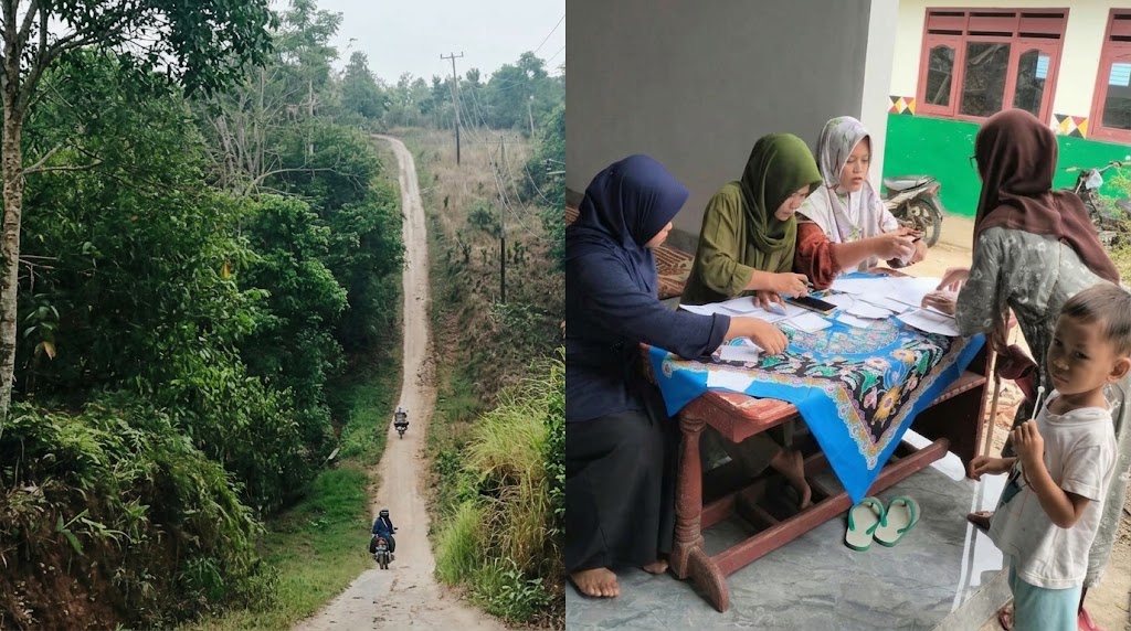 Menembus Jalan Terjal, Nakes Puskesmas Martanda Jemput Bola Layani Warga Darussalam