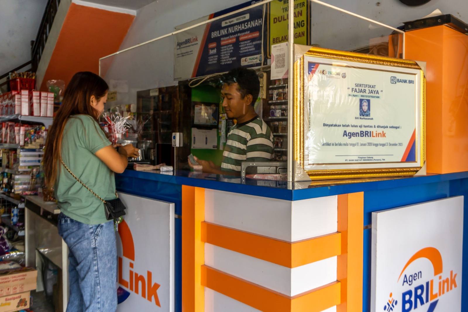 AgenBRILink Terus Perkuat Inklusi Keuangan di Indonesia, Kini Sudah Jangkau 67 Ribu Desa