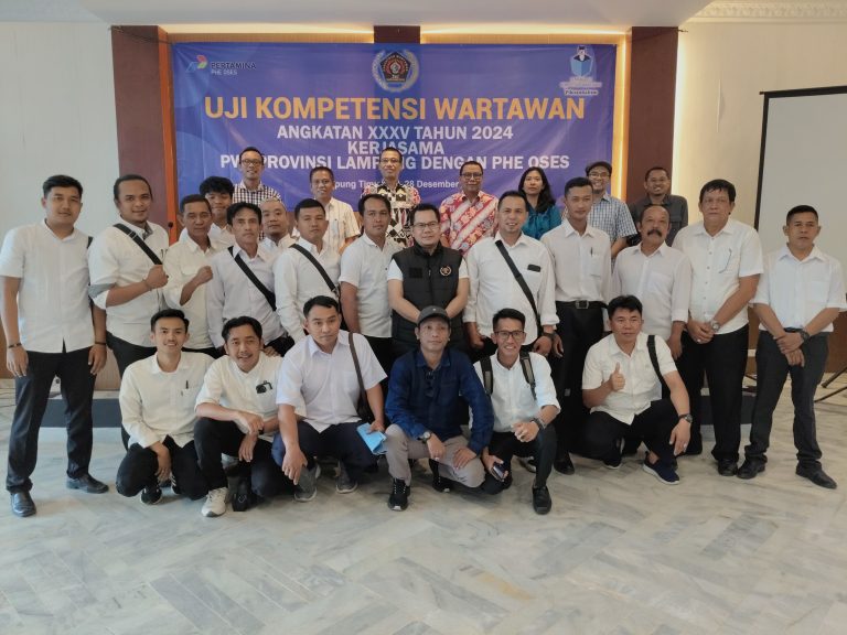 UKW PWI Lampung Angkatan 35 Resmi Ditutup, Sebanyak 12 Wartawan Dinyatakan Kompeten