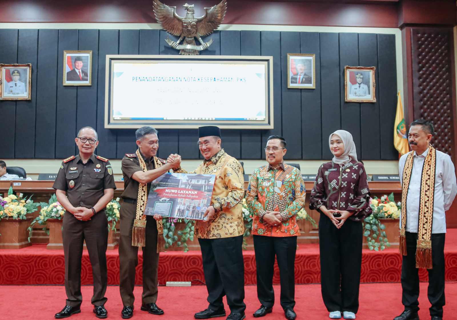 Pemkab Tanggamus dan Kejari Tanggamus Teken MoU Penerapan Pidana Kerja Sosial 