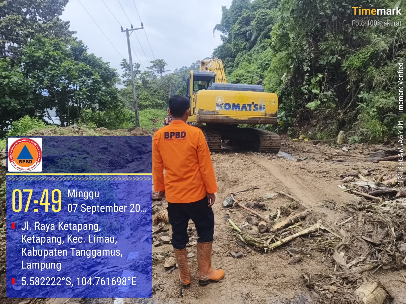 Akses Kecamatan di Tanggamus Lumpuh Ratusan Rumah Terdampak Banjir 
