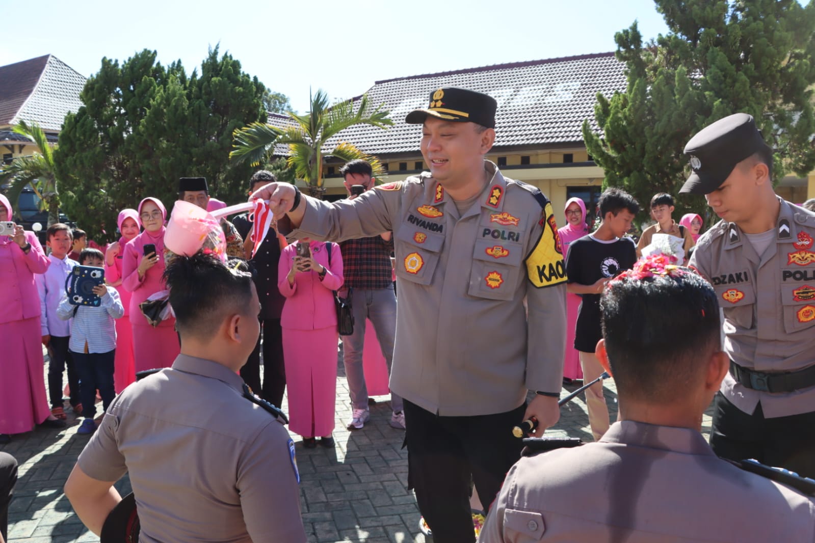 31 Personel Polres Tanggamus Naik Pangkat