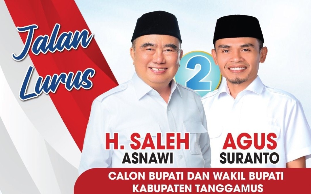 Moh.Saleh Asnawi-Agus Suranto Gulirkan 11 Program Jalan Perubahan Bangun Tanggamus