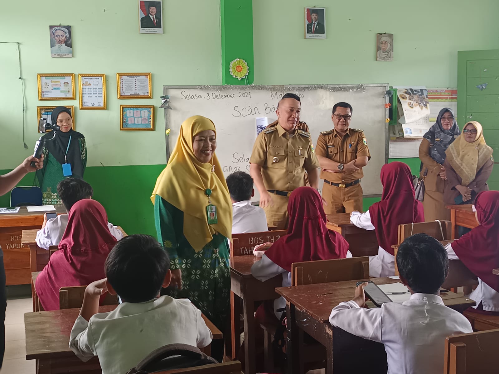 Pj Bupati Tanggamus Mulyadi Irsan Apresiasi Pelaksanaan PAS dengan sistem TI di SD Muhammadiyah Gisting