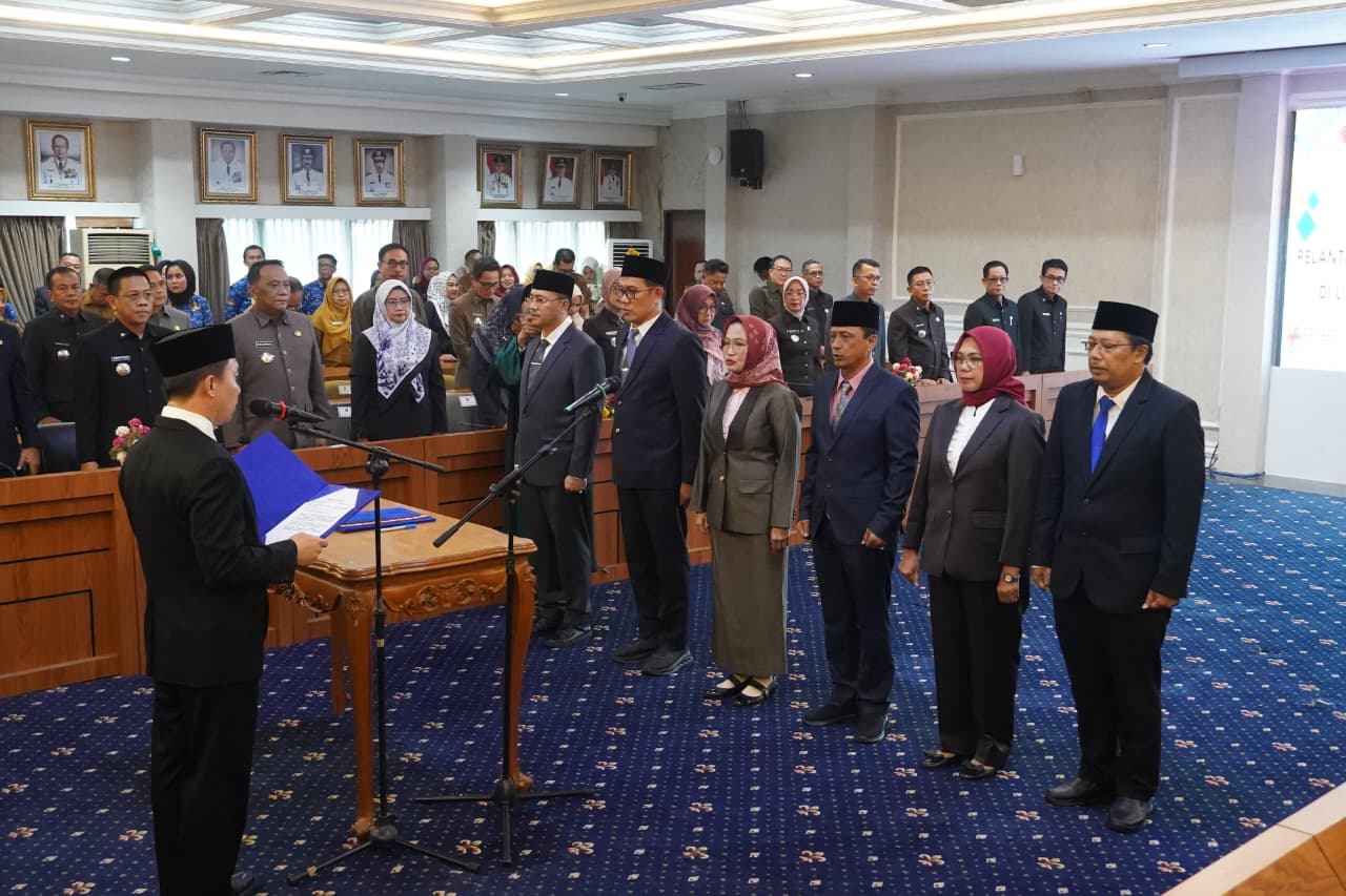 6 Pejabat Eselon II Pemprov Lampung Dilantik 