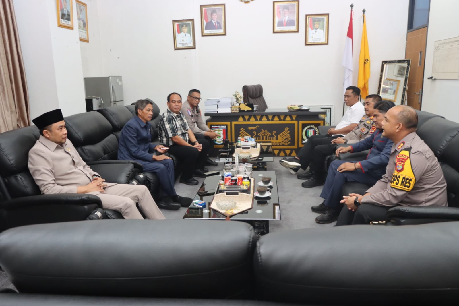 Kapolres Pringsewu Gandeng DPRD Serap Aspirasi untuk Perkuat Kamtibmas