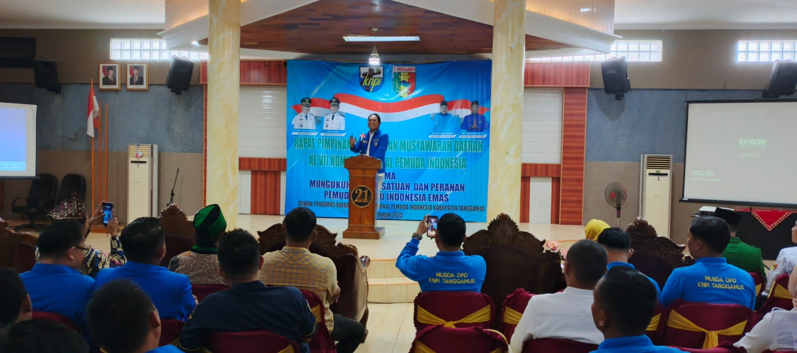 Gelorakan Persatuan dan Peran Pemuda, DPD KNPI Tanggamus Gelar Rapimda dan Musda VII