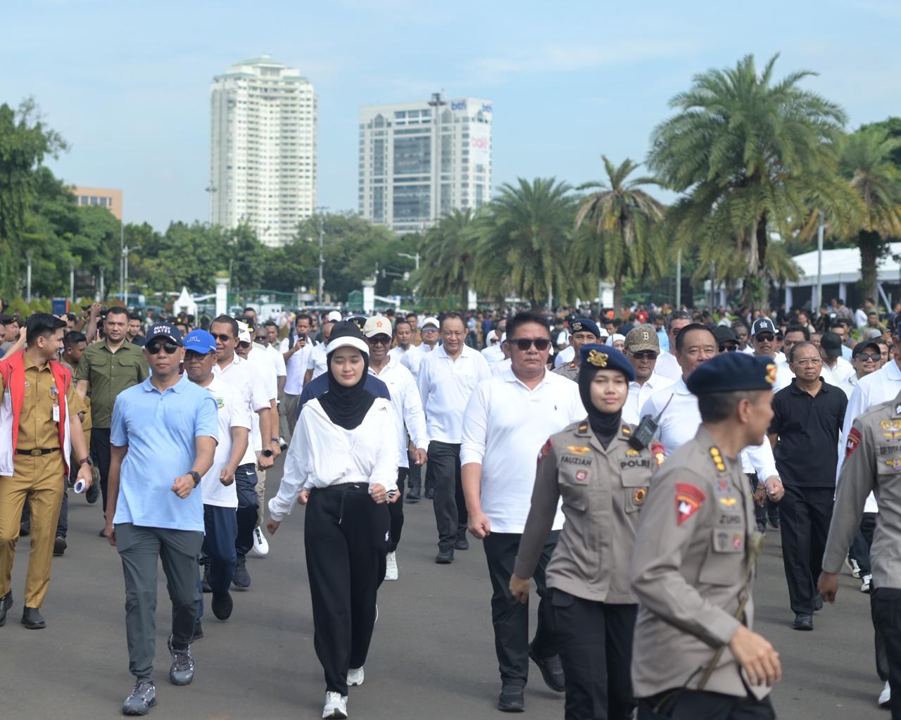 Mirza-Jihan Berada di Barisan Depan dalam Kegiatan Gladi Pelantikan 