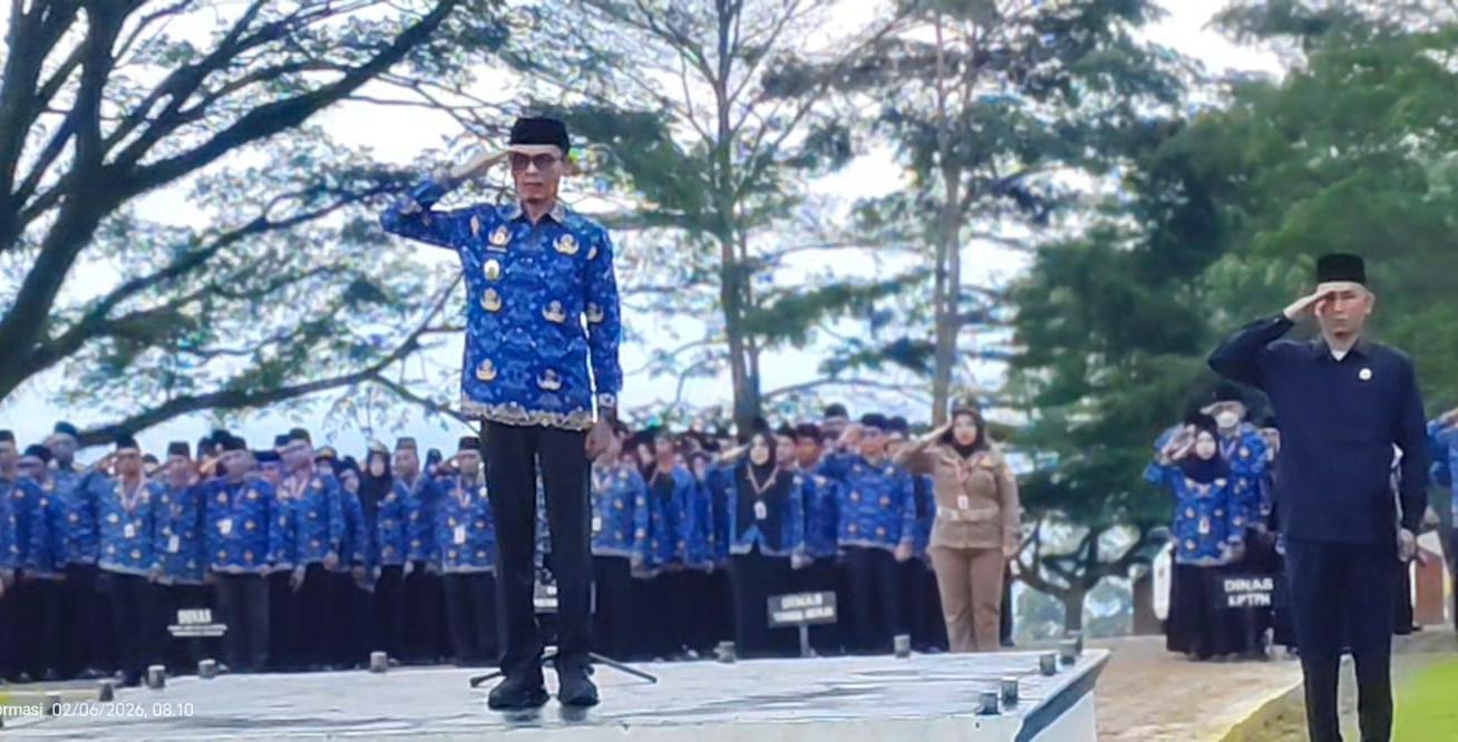 Wabup Agus Suranto Pimpin Upacara Hari Lahir Pancasila