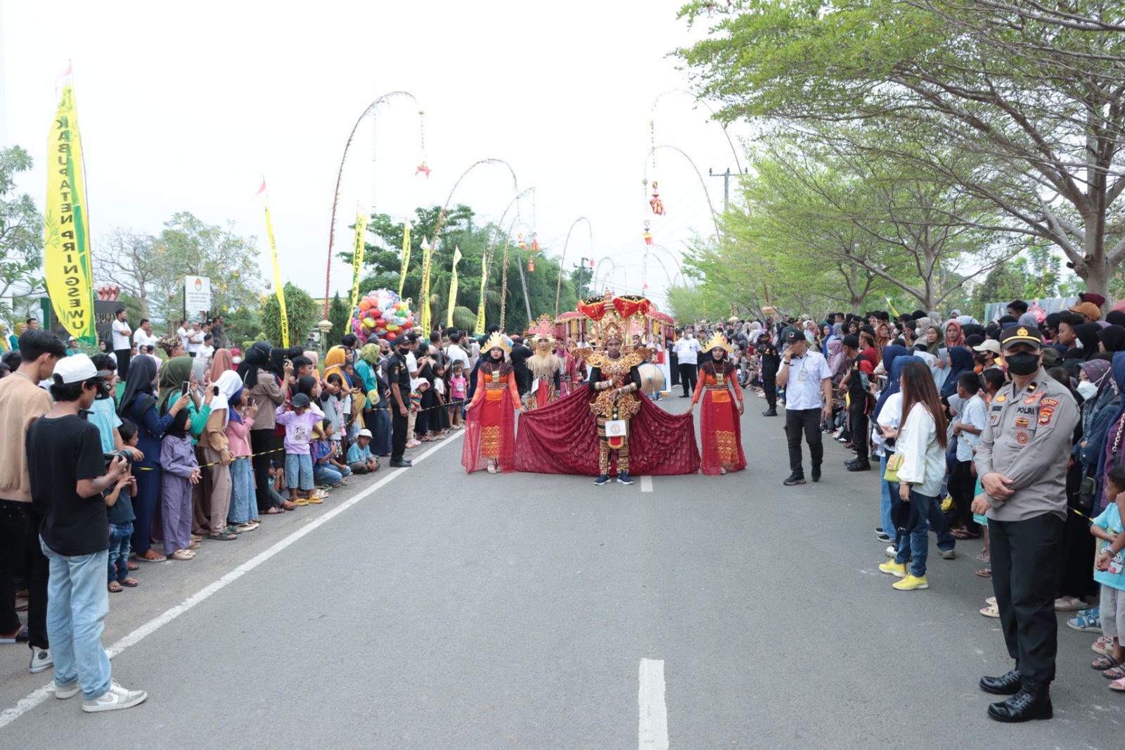 Amankan Pringsewu Street Carnaval, Ratusan Polisi Dikerahkan