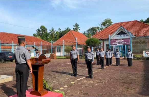 Semangat Baru Tahun 2024, Pegawai Lapas Kota Agung Berkomitmen Dukung ZI WBK