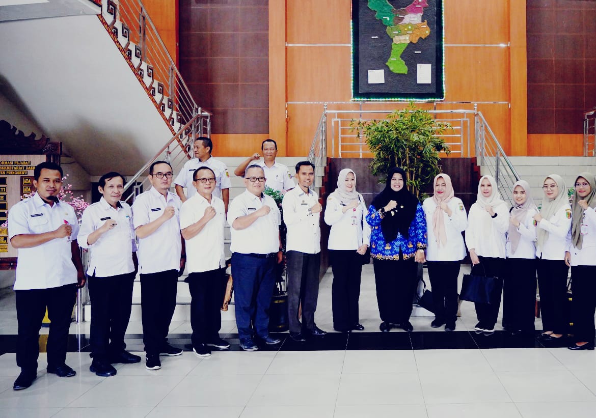 Tim Verifikasi Pembentukan Desa Provinsi Lampung Kunjungi Pringsewu 