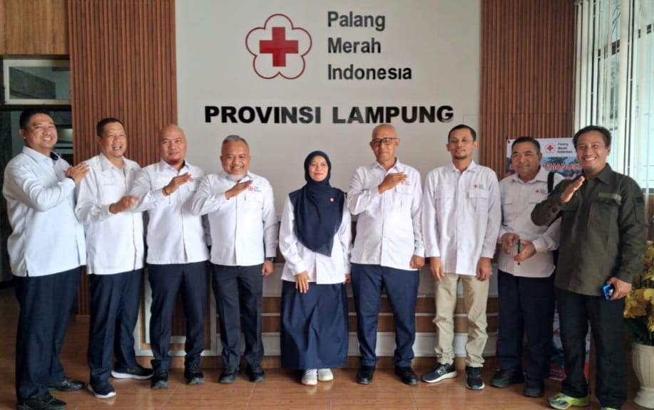 Pengurus PMI Pringsewu Audiensi Dengan Ketua PMI Provinsi Lampung 