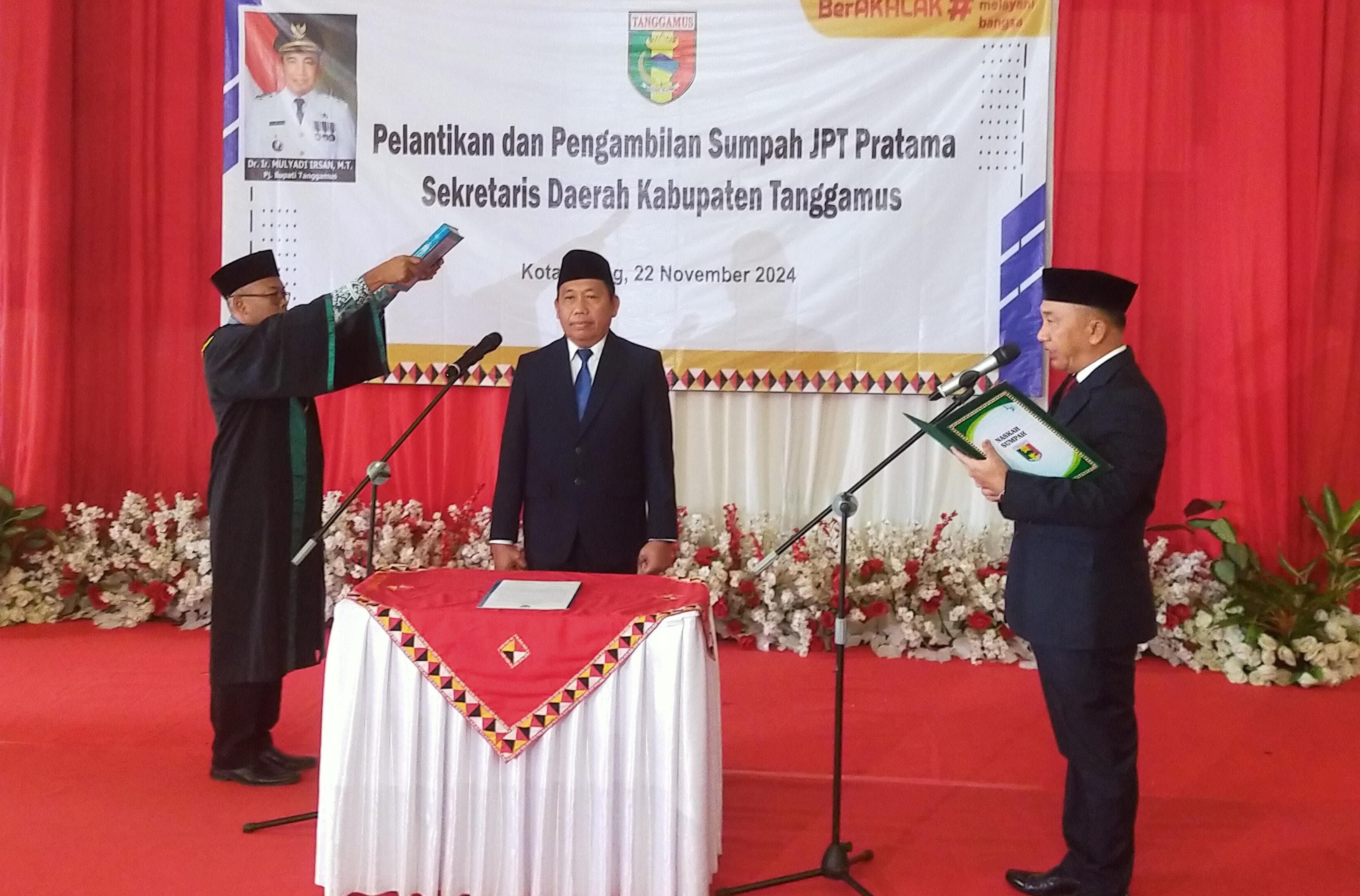  Ir. Suaidi Jabat Sekda Kabupaten Tanggamus Definitif