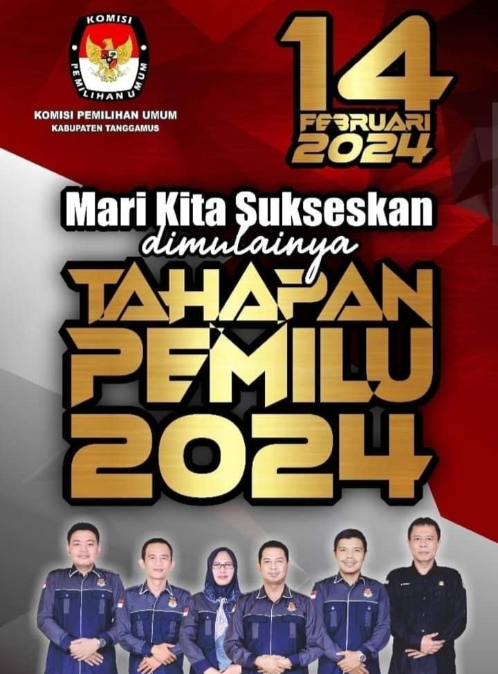 KPU Tanggamus Lampung, Ajak  Sukseskan Tahapan Pemilu 2024