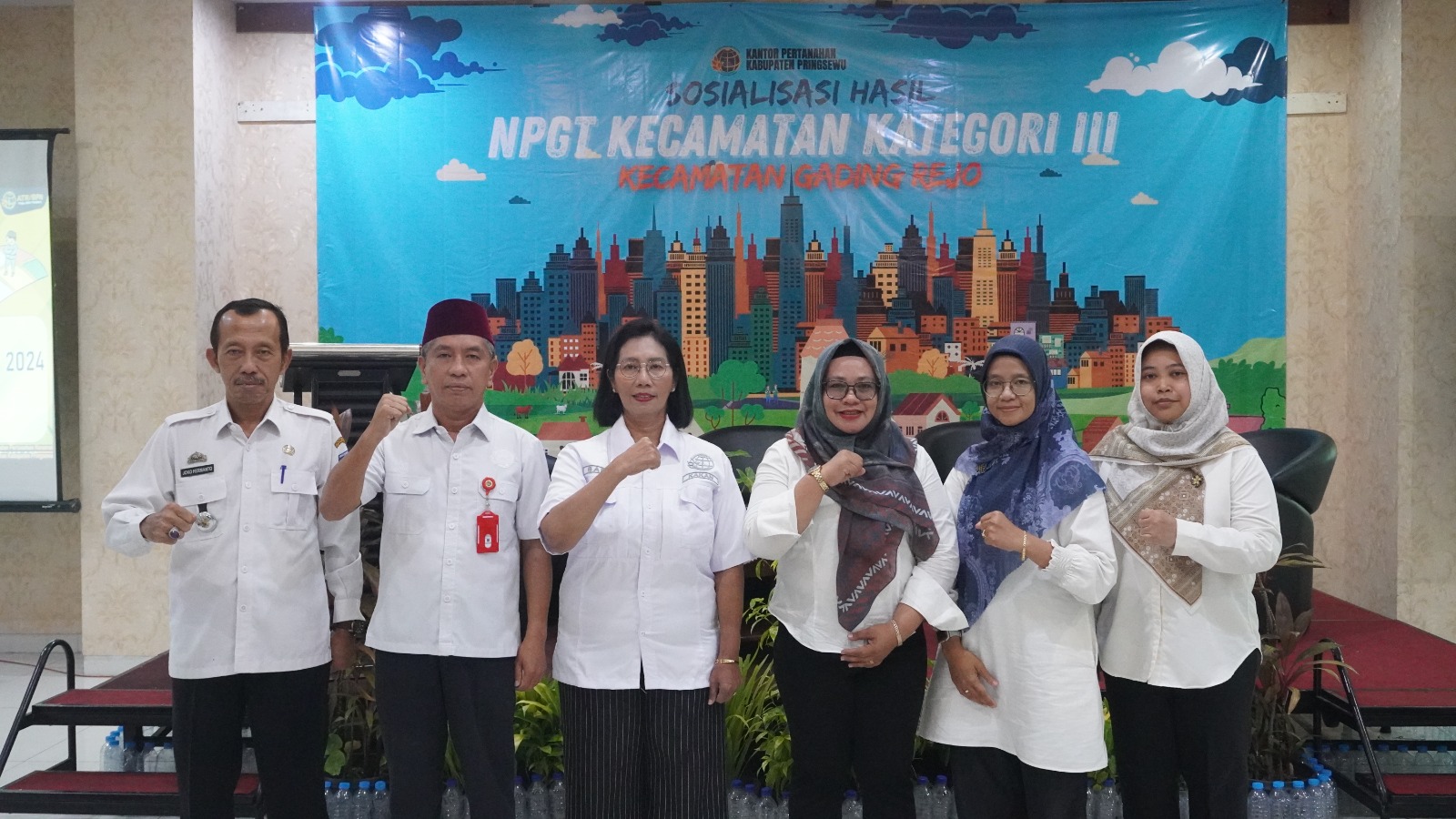 BPN Pringsewu Sosialisasi NPGT  Kecamatan Katagori III