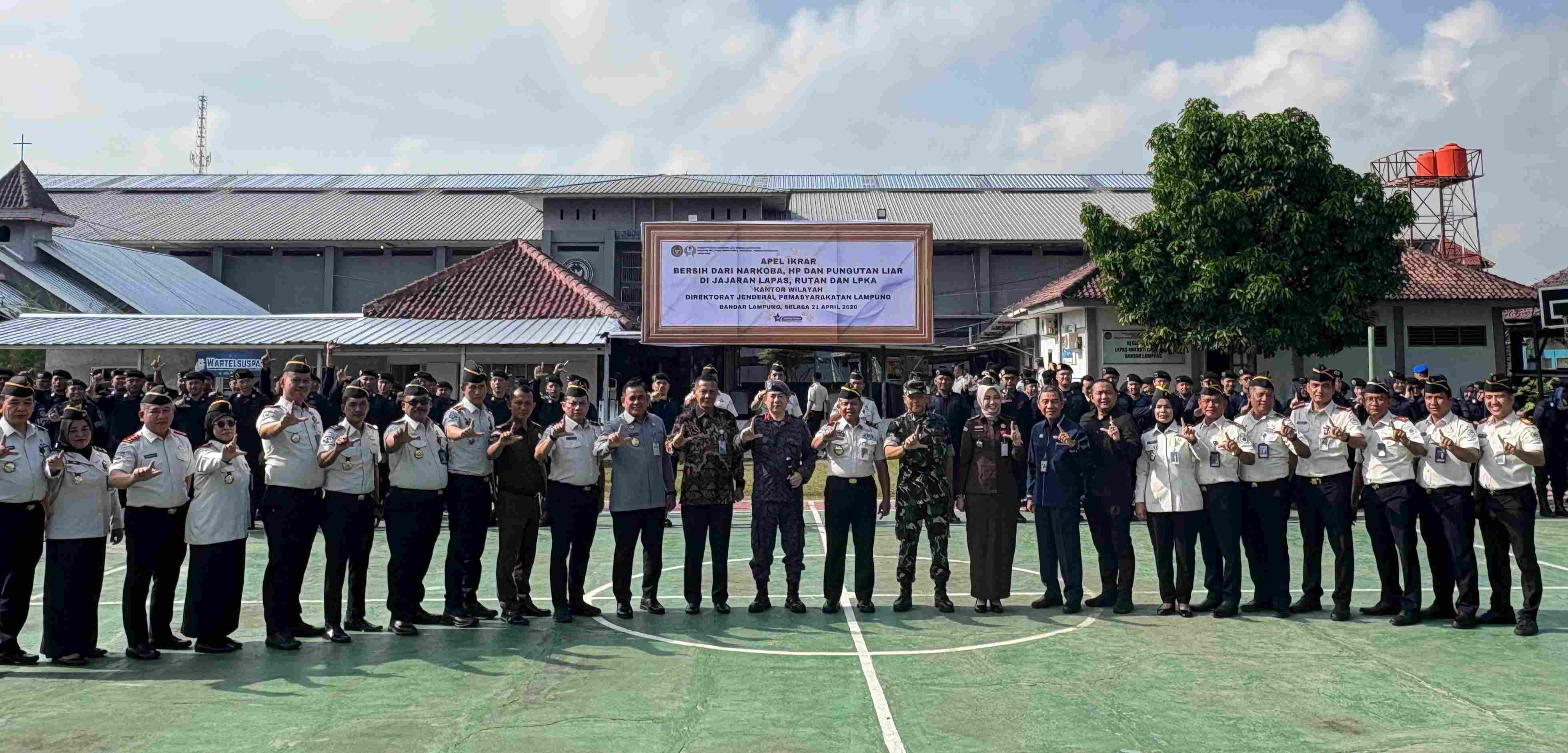 Lapas dan Rutan se Lampung Ikrar Bebas Halinar