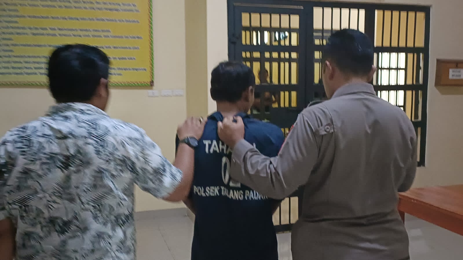 Polsek Talang Padang Tangkap Pelaku Curanmor di Persawahan Pekon Suka Merindu