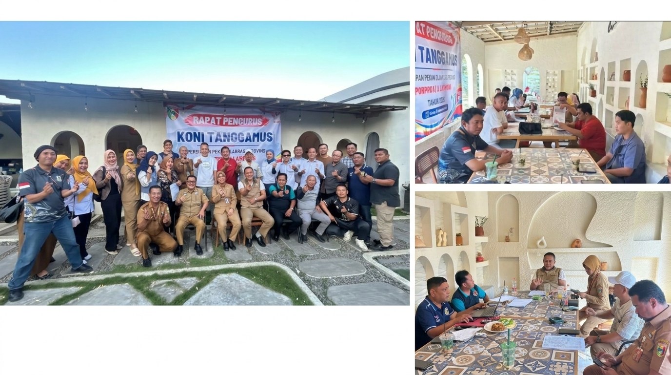 KONI Tanggamus Matangkan Persiapan Jelang Porprov X Lampung 2026