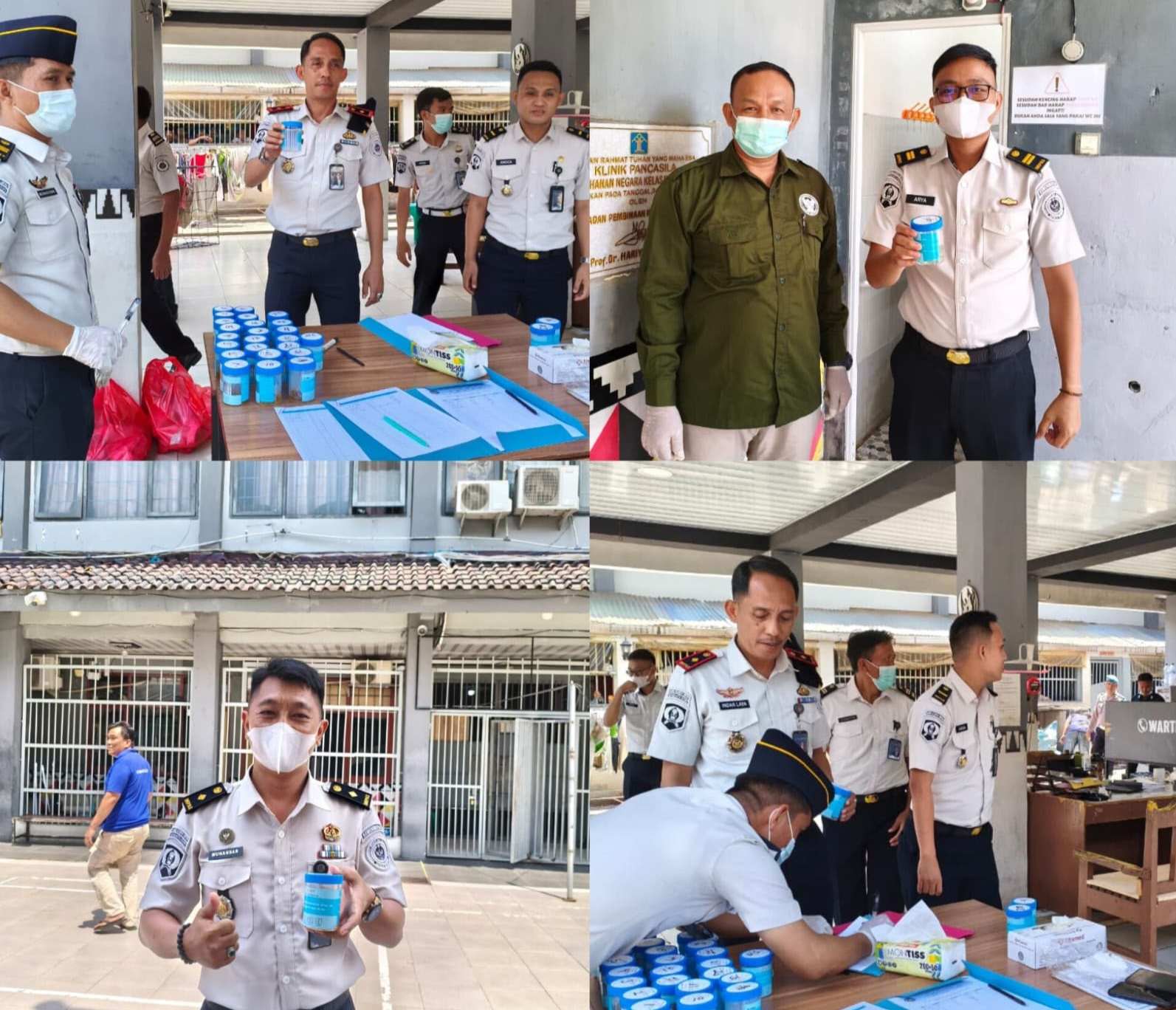 Rutan Kotaagung Sidak Kamar Warga Binaan, 35 Orang Jalani Tes Urine, Begini Hasilnya