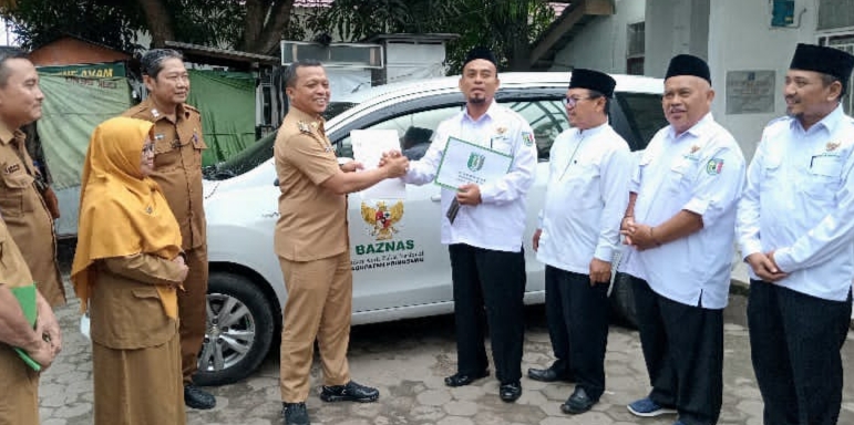 Baznas Terima Bantuan Kendaraan Operasional dari Bupati Pringsewu
