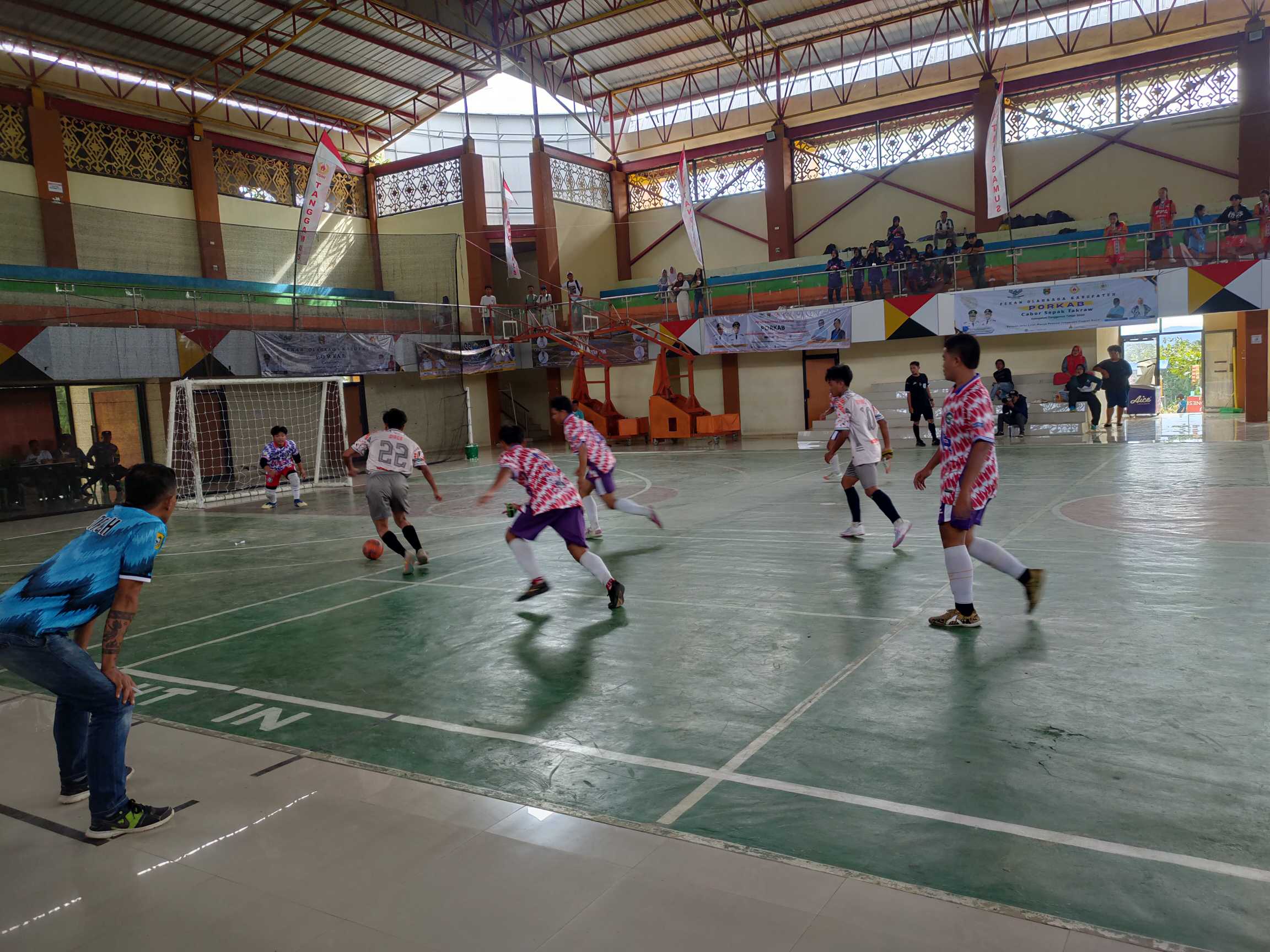 Cabor Futsal Sudah Mulai Bertanding di GOR Tanggamus 