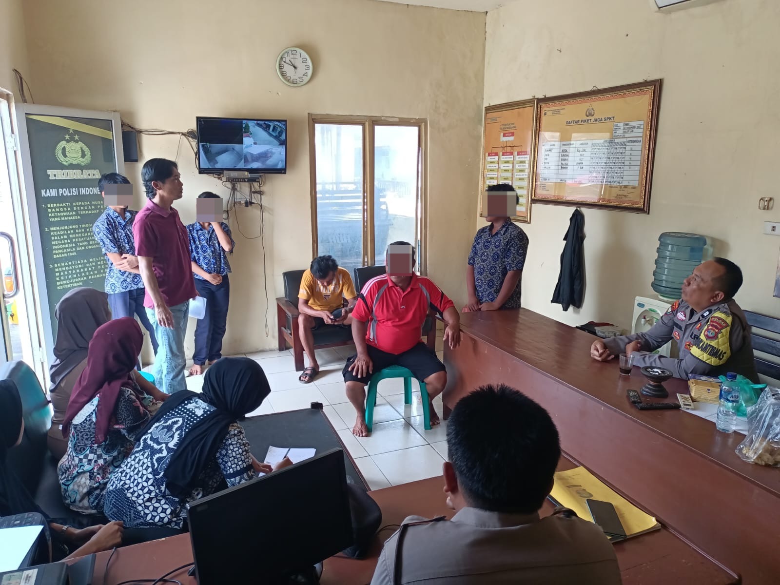 Polsek Pagelaran Fasilitasi Penyelesaian Kasus Kenakalan Remaja di Lingkungan Sekolah