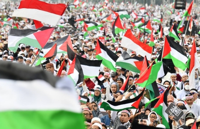 Boikot Produk Israel dan Pendukungnya Mengemuka Dalam Tuntutan Masa Bela Palestina