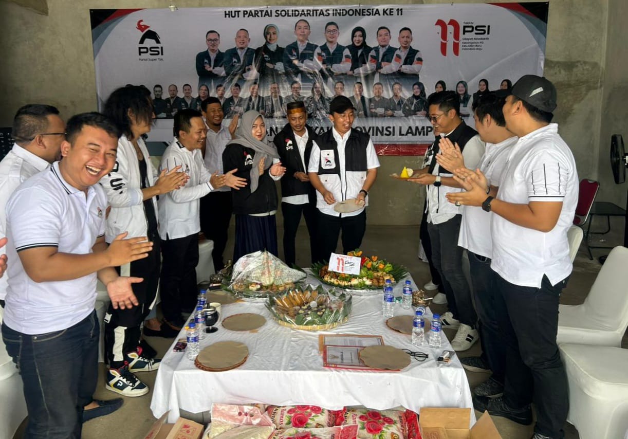 PSI Lampung Rayakan HUT 11  'Udayah Navasaktih': Kebangkitan PSI sebagai Kekuatan Baru Indonesia Maju